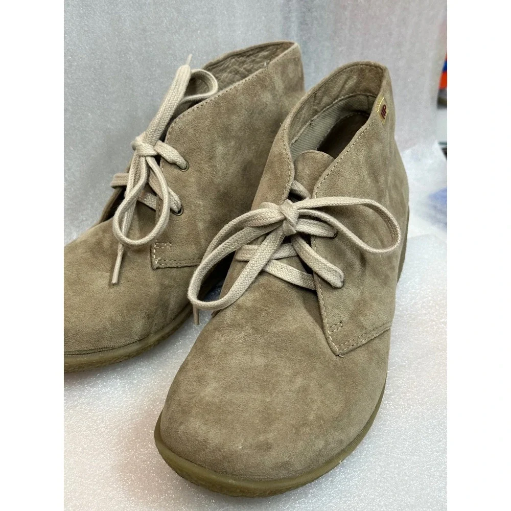 HP Suede Chukka‎ Boots Mens Tan Lace Up Ankle Boots Casual Fashion Footwear 7W